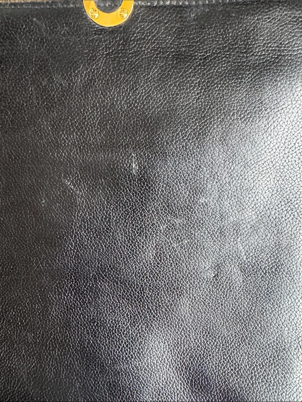 Tiffany & Co Vintage Black Leather Briefcase Attache Bag Made in Italy